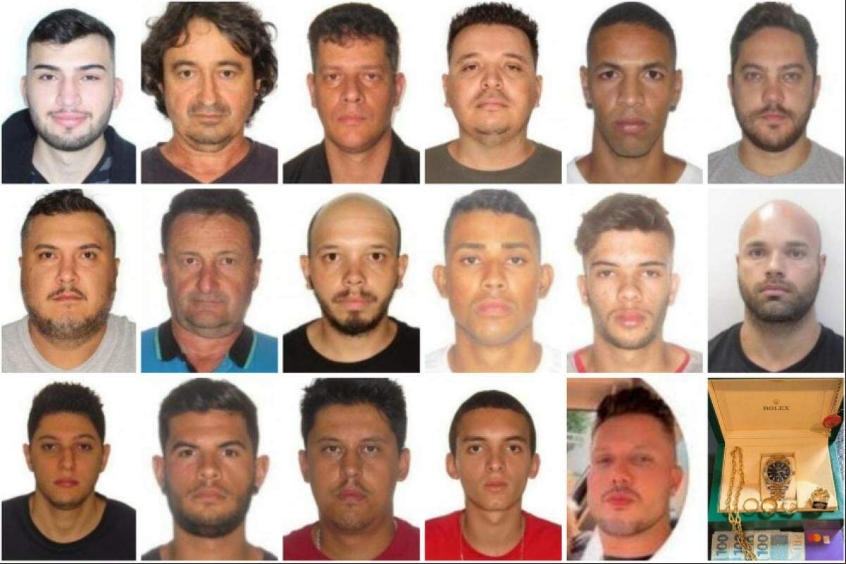 Envolvidos na quadrilha de agiotagem desmascarada pelo Gaeco