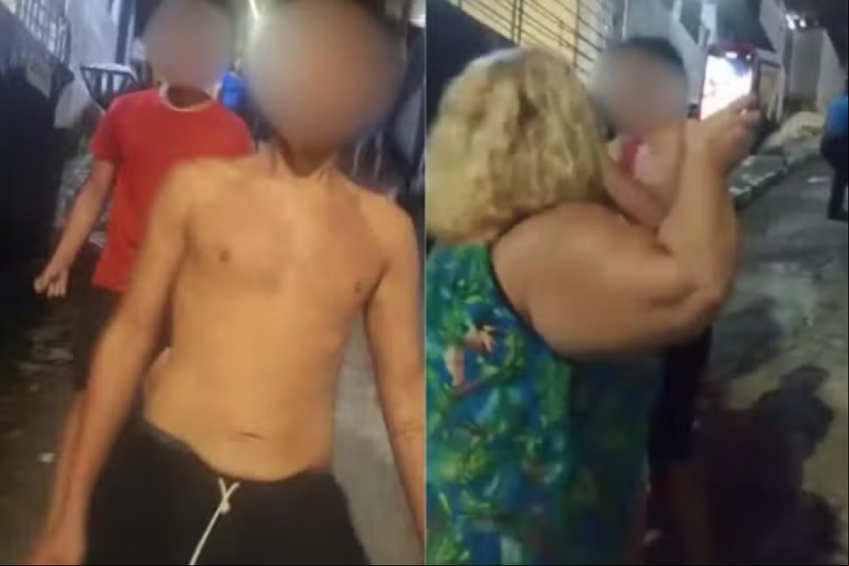 Segundo a mulher, essa não foi a primeira vez que ela e a filha sofreram agressões, mas o episódio do último domingo foi o mais grave.