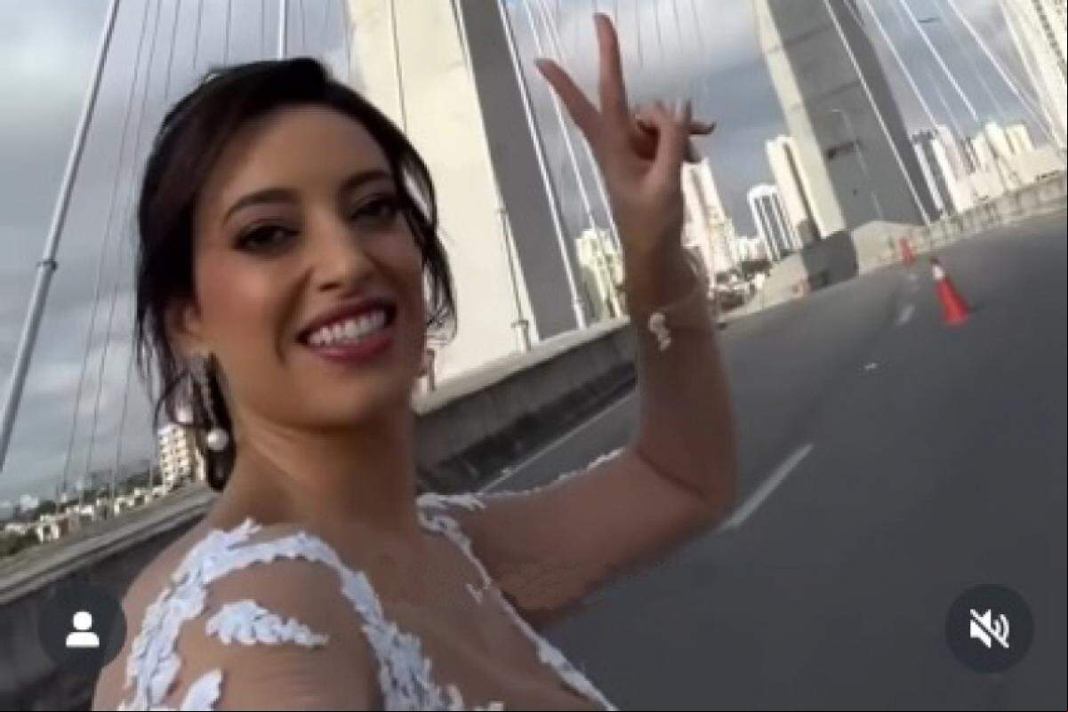 Ana Paula Torquetti na Ponte Estaiada